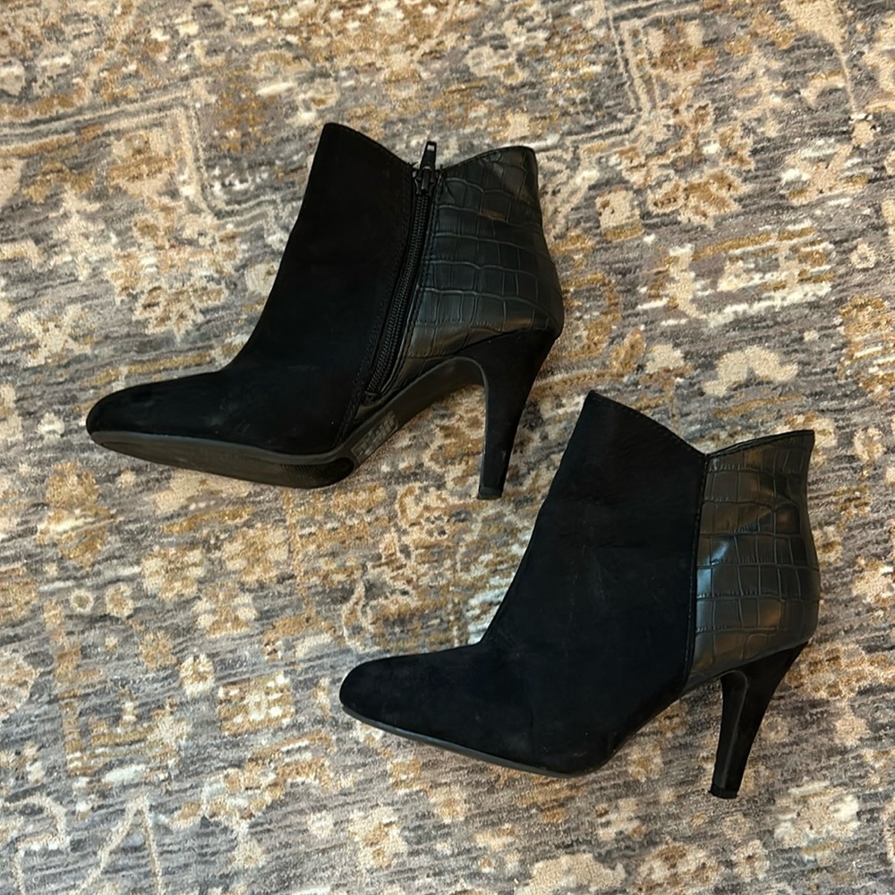 Express black booties. Size 6